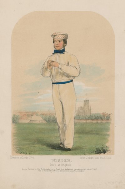 Retrato de John Wisden de John Corbet Anderson