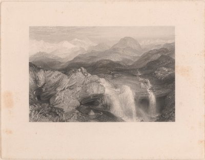 Cataratas cerca del nacimiento del Jumna de John Cousen