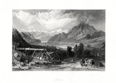 Lucerna, Suiza Central, siglo XIX de John Cousen