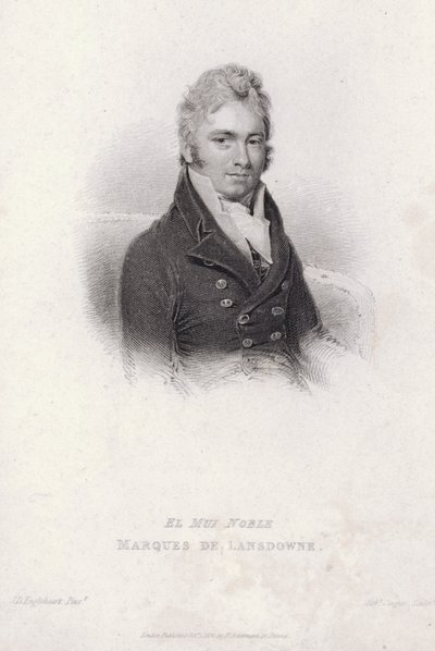 Henry Petty-Fitzmaurice, 3er Marqués de Lansdowne, político Whig inglés, Secretario del Interior y Canciller del Exchequer de John Cox Dillman (after) Engleheart