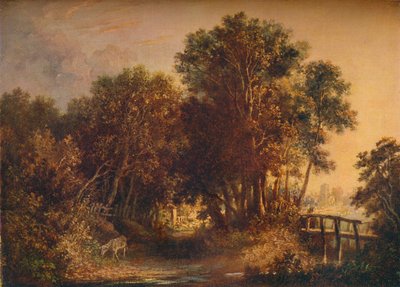 Un camino arbolado, c1790 de John Crome