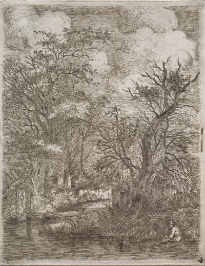 Detrás de los molinos, c. 1812-1813 de John Crome