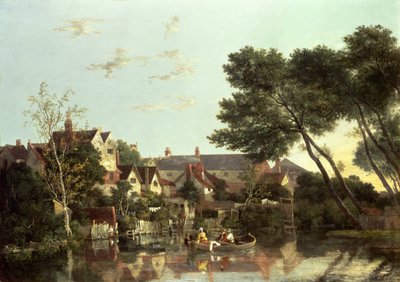 Río Norwich, tarde, c.1812-19 de John Crome