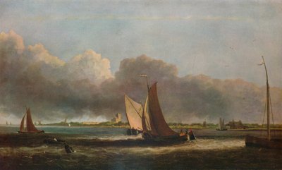 Vista en el Mosa, c1799 de John Crome