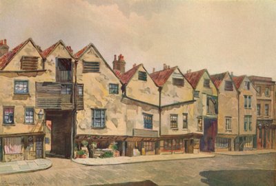 Antiguas viviendas en Bermondsey Street, Bermondsey, Londres de John Crowther