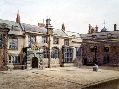 Charterhouse: El salón del pensionista de Sutton, mayo de 1885 de John Crowther