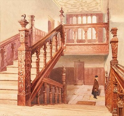 Charterhouse: la Gran Escalera, mayo 1885 de John Crowther
