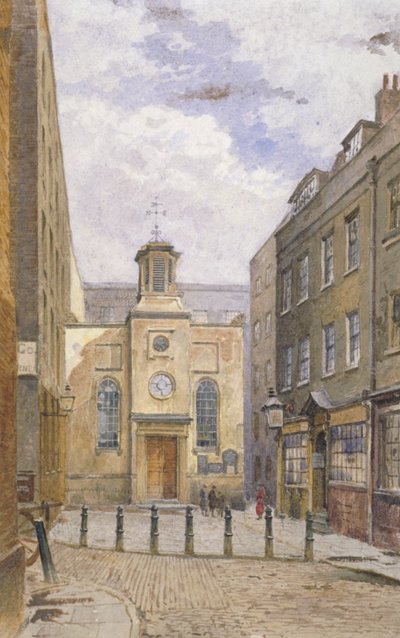 Iglesia de la Santísima Trinidad, Minories, Londres, c. 1881 de John Crowther