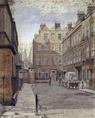 Casa del Dr. Johnson, 17 Gough Square, Londres de John Crowther