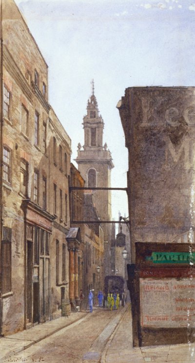 Garlick Hill, Ciudad de Londres de John Crowther