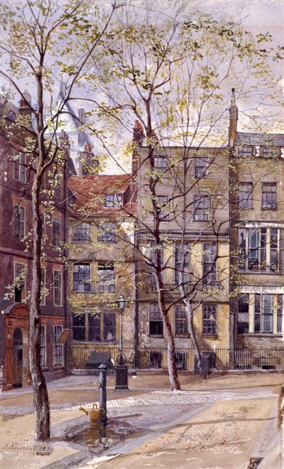 Inner Temple, Londres, 1880 de John Crowther