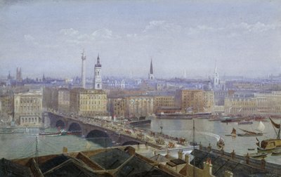 Puente de Londres y la Ciudad de Londres, 1892 de John Crowther