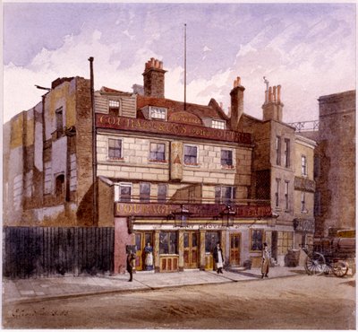 Old George Inn, Trinity Square, Londres, 1883 de John Crowther