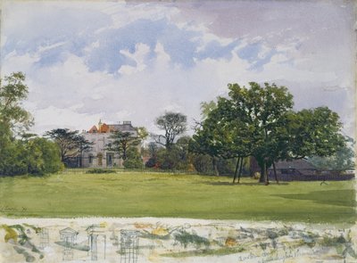 Vista lateral de la Casa Turret, Lambeth, 1880 de John Crowther
