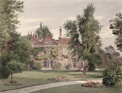 Vista lateral de Raleigh House, Brixton Hill, Lambeth, 1887 de John Crowther