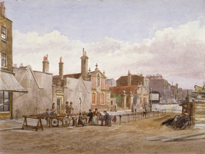 Asilos de ancianos de Skinners y Trinity, Mile End Road, Stepney, Londres, 1883 de John Crowther