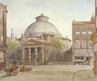 Capilla de Spa Fields, Exmouth Street, Finsbury, Londres, 1886 de John Crowther