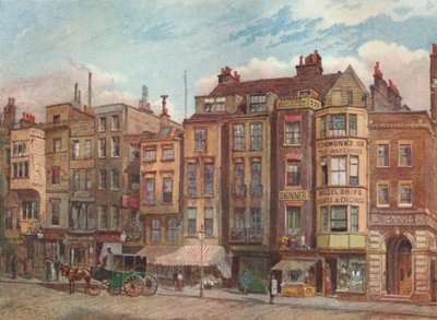 The Strand, frente a los Tribunales de Justicia, Westminster, Londres, 1881 de John Crowther
