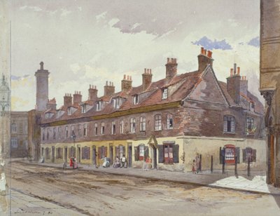 Vista de Old Pye Street, Westminster, Londres de John Crowther