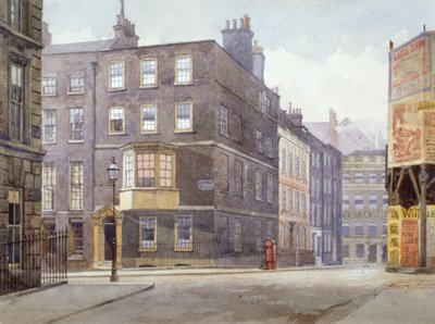 Vista de la intersección de Howard Street y Norfolk Street, Londres de John Crowther
