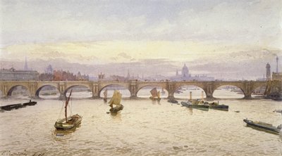 Puente de Waterloo, Londres, 1888 de John Crowther