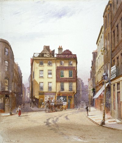 Calle Wych y Calle Holywell, Westminster, Londres de John Crowther