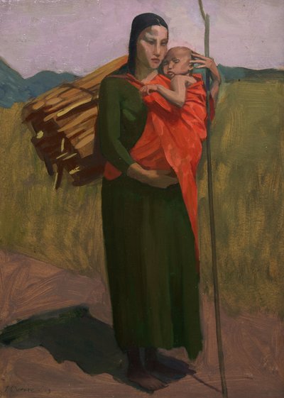 Mujer campesina irlandesa de John Currie