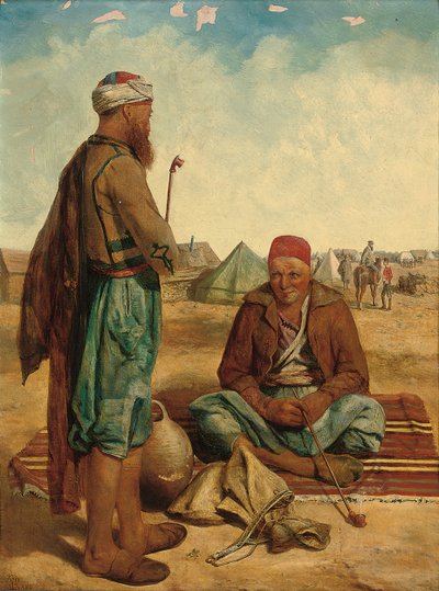Los fumadores, 1856 de John Dalbiac Luard