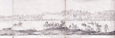 Vista panorámica de la ciudad de Benarés, 1827 de John Dalrymple