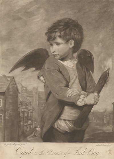 Cupido en el personaje de un Link Boy de John Dean