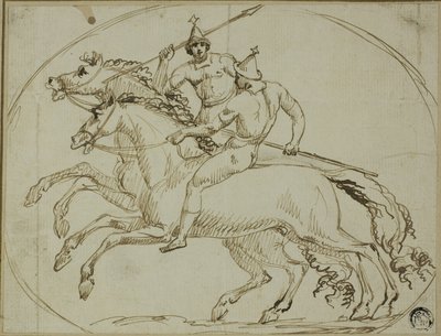 Dos guerreros montados de John Deare