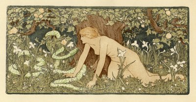 Eva y la Serpiente de John Dickson Batten