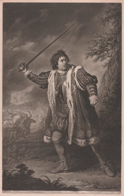 David Garrick como Ricardo III de John Dixon