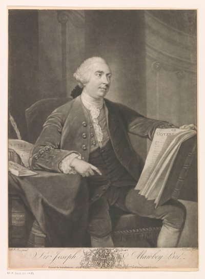 Portret de Joseph Mawbey Bar Sir Joseph Mawbey. (título en el objeto) de John Dixon