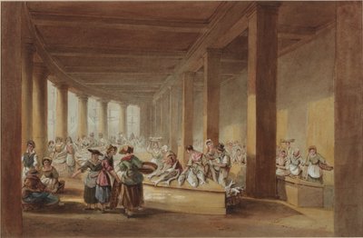 El viejo mercado de pescado, Sandhill, Newcastle upon Tyne de John Dobson