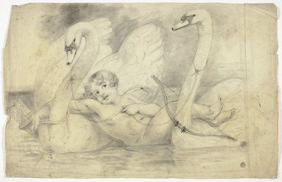 Cupido y los cisnes de John Downman