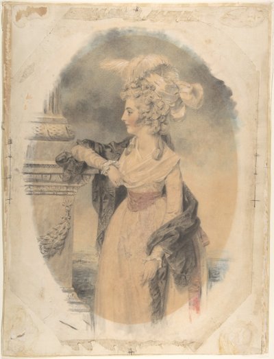 Elizabeth Ford, luego Lady Colville de Culross, 1785 de John Downman