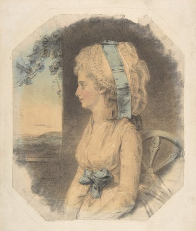 Srta. Mary Cruikshank, única hermana de James Cruikshank de John Downman