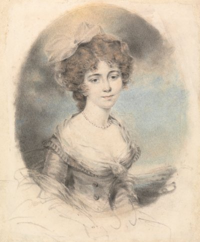 Retrato de una dama, de frente de John Downman