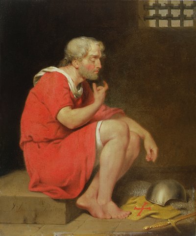 Roberto (c.1054-1134) Duque de Normandía en Prisión de John Downman