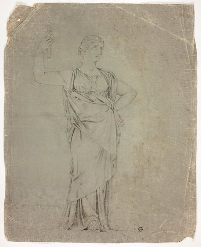 Estatua antigua de figura femenina de pie de John Downman