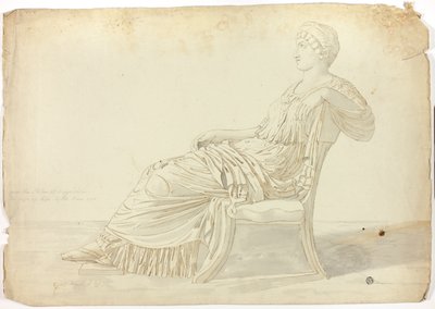 Estatua antigua de Agripina de John Downman