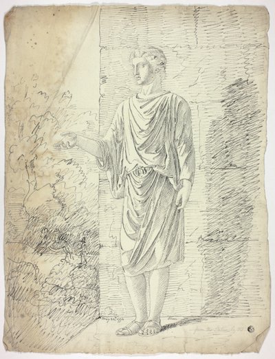 Después de una Escultura Antigua de un Joven de Pie de John Downman