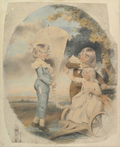 Los niños Dyson, 1787 de John Downman
