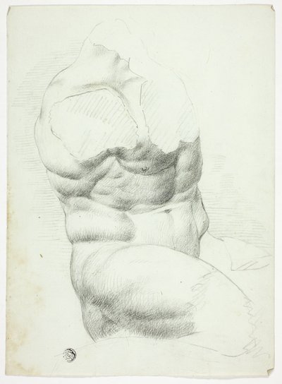 Torso de estatua antigua de John Downman