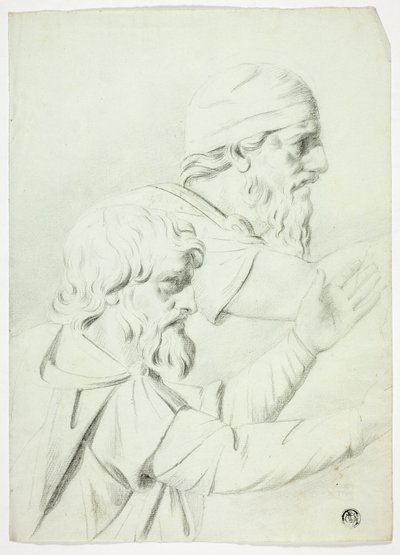 Dos hombres de perfil (de bajo relieve) de John Downman