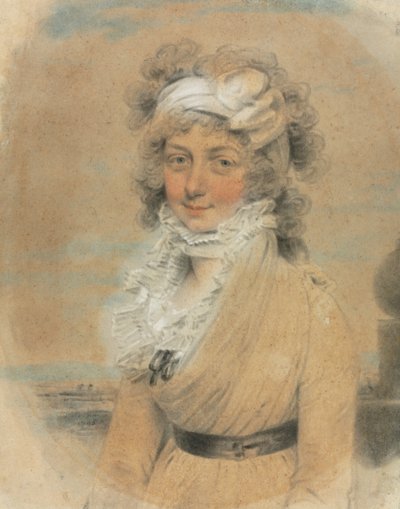 Young Lady with a White Bow on Her Head de John Downman