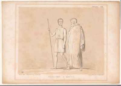 Spotprent conoció a Lord Lincoln y Sir Robert Peel Telémaco y Mentor (título sobre el objeto) Bocetos HB (título de la serie en el objeto) de John Doyle
