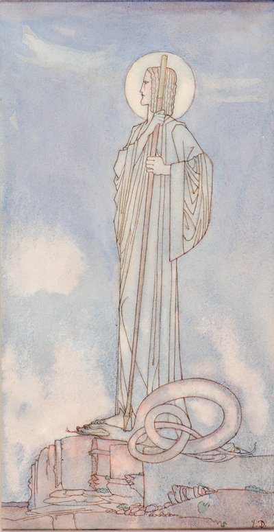 San Jorge y el dragón de John Duncan
