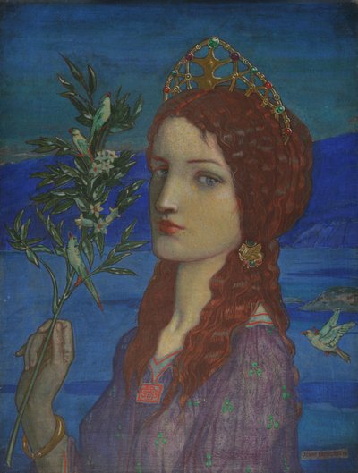 El Mensajero de Tethra, 1910 de John Duncan